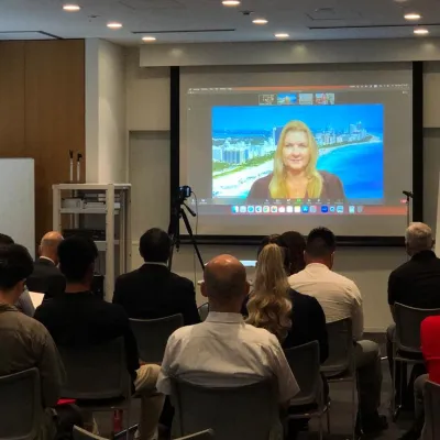 Imagem da Galeria Galeria: Painel de Negócios no Jica Nagoya em 2 de Setembro de 2023
