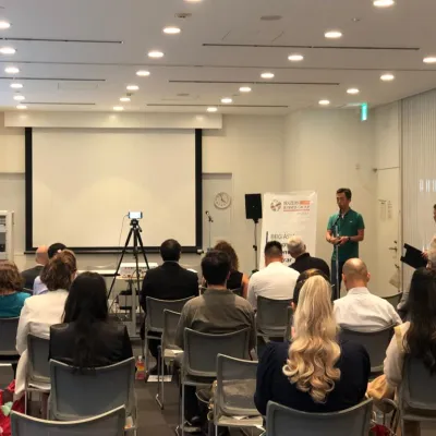 Imagem da Galeria Galeria: Painel de Negócios no Jica Nagoya em 2 de Setembro de 2023