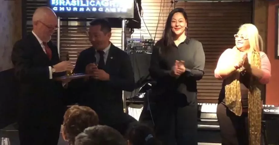 Homenagem ao Cônsul Geral do Brasil em Tóquio