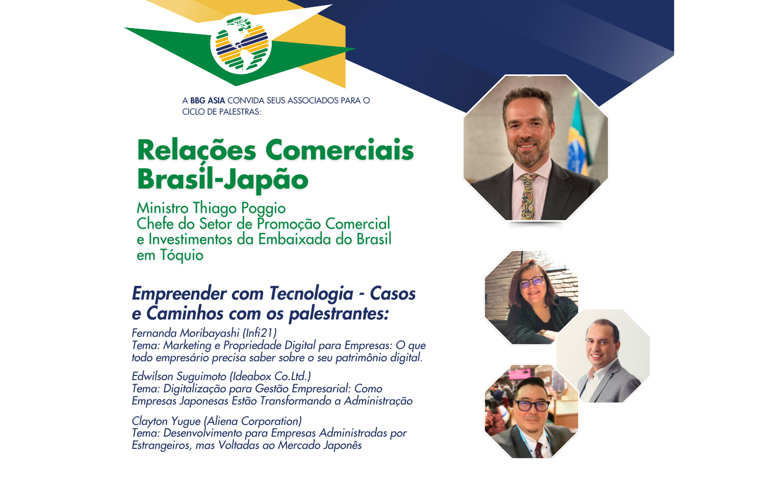 BBG ASIA promove palestra com o Ministro Thiago Poggio na Embaixada do Brasil em Tóquio